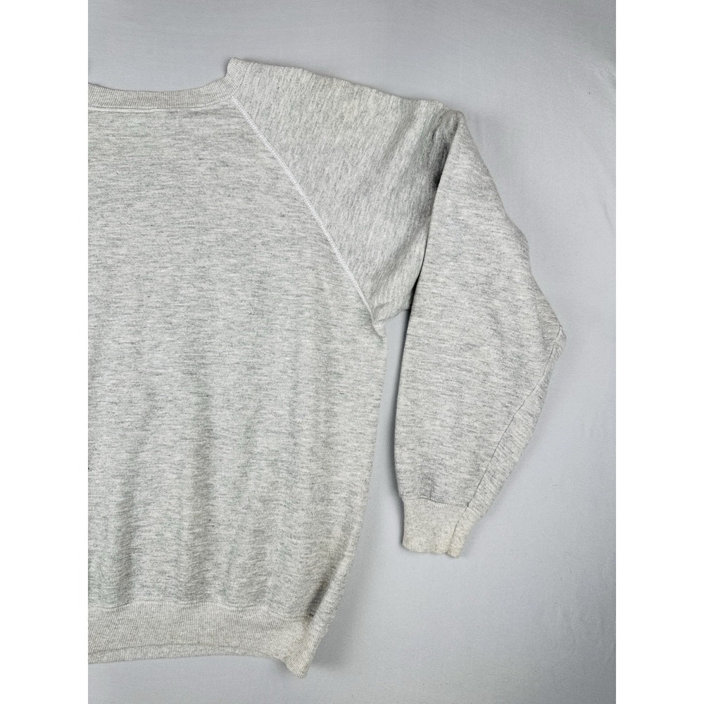 Vintage 80s USA Flag Sweatshirt Hanes Raglan Crewneck Made USA XL - Picture 8 of 10
